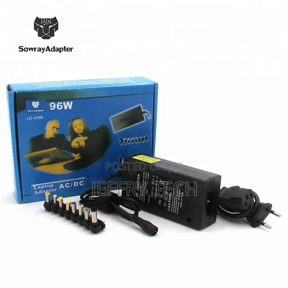 12/15/16/18/19/20/24v 96w Adapter for Notebook