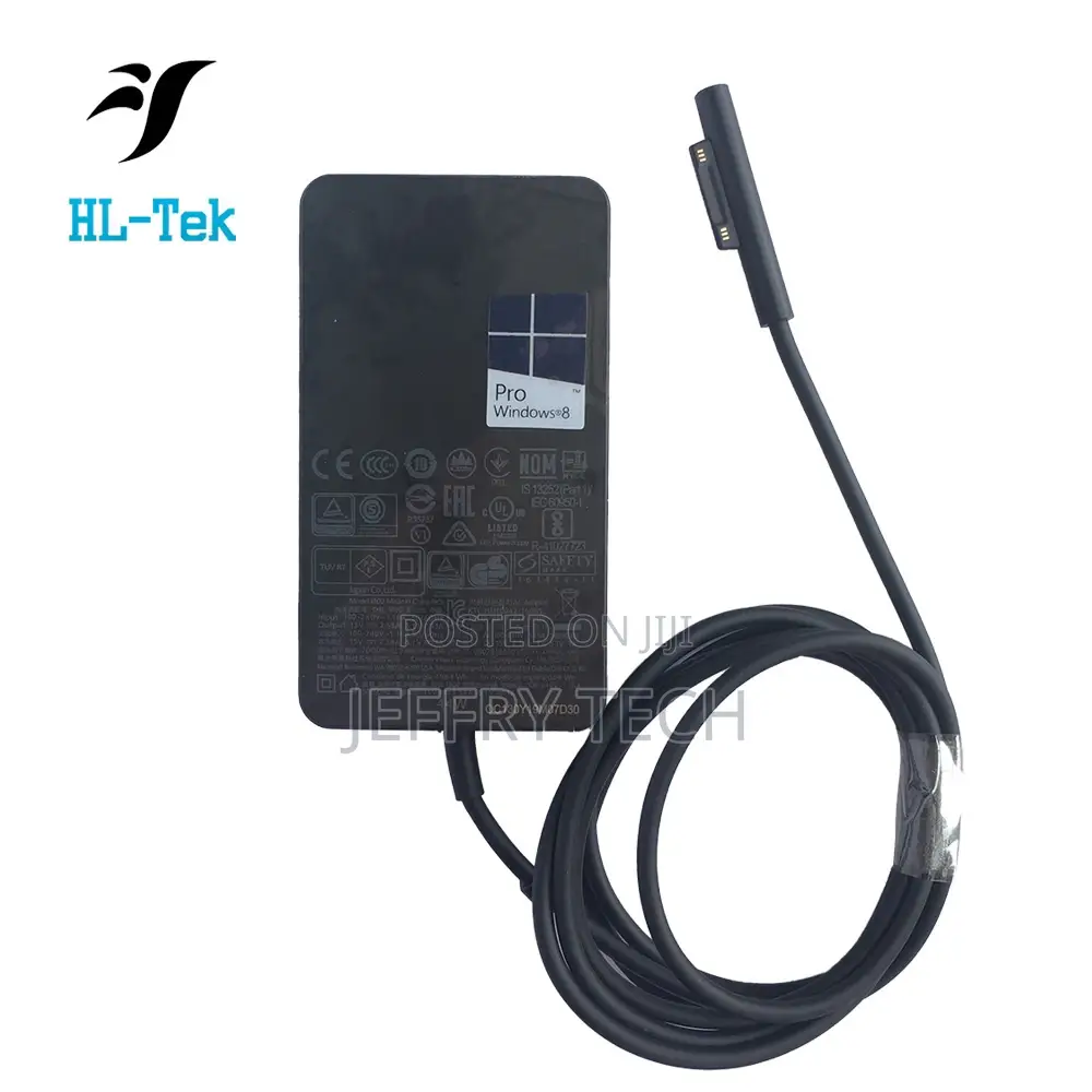 Surface Book Charger 44W 15V 2.58A Ac Adapter for Microsoft