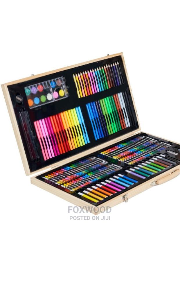 180 PCS Color Deluxe Wood Art Drawing Set - thumbnail 4