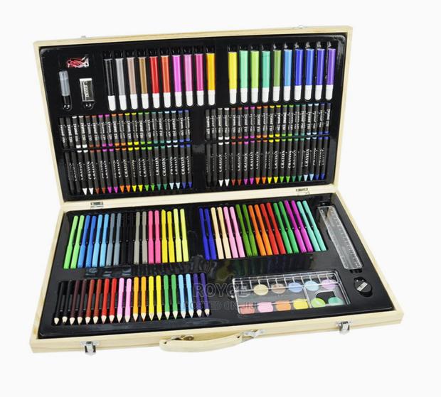 180pc Artist Set -wooden Box - thumbnail 2
