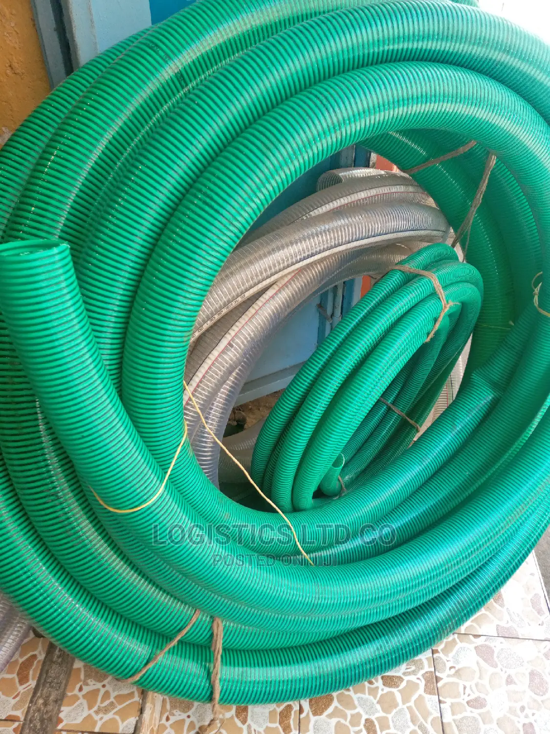Green 3inch Suction Water Pipe