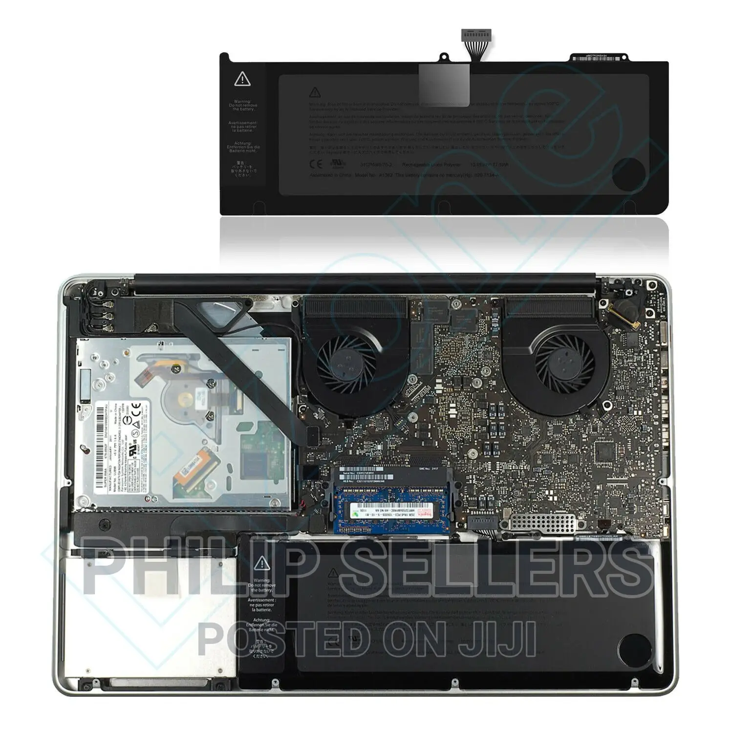 New Genuine OEM A1382 Battery for Apple Macbook Pro 15" A128