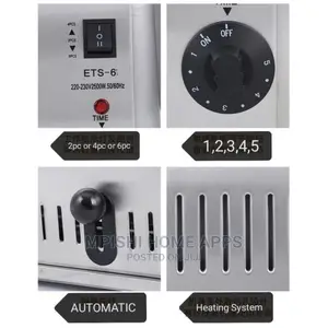 Commercial Toaster 6 Slices