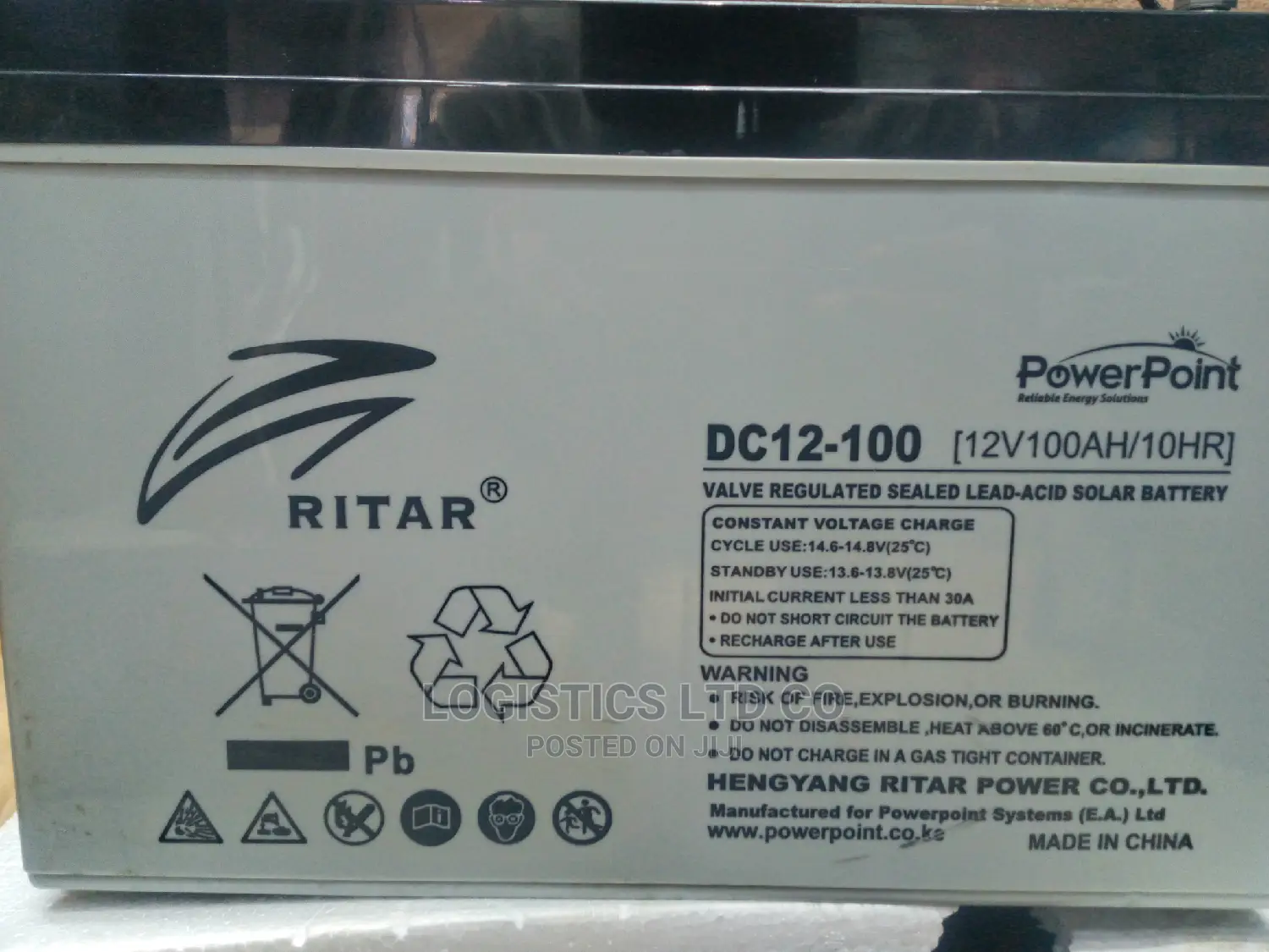 Rita Battery 100ah 12v
