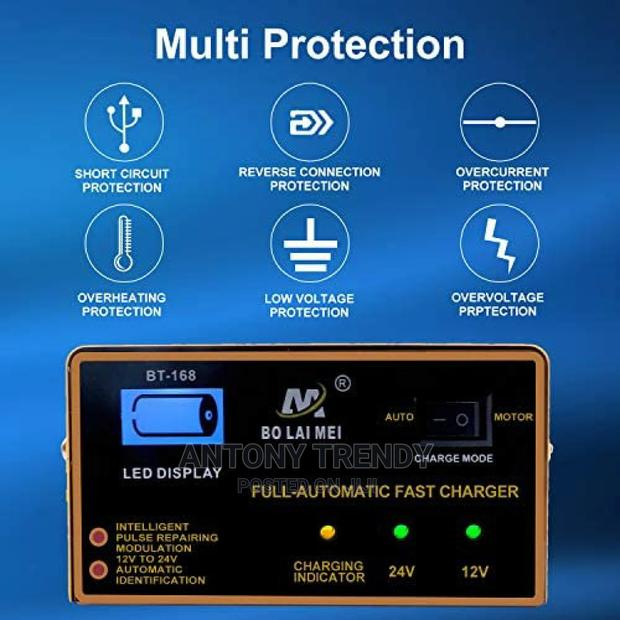 Car Battery Charger BLM 168 12v and 24v - thumbnail 3