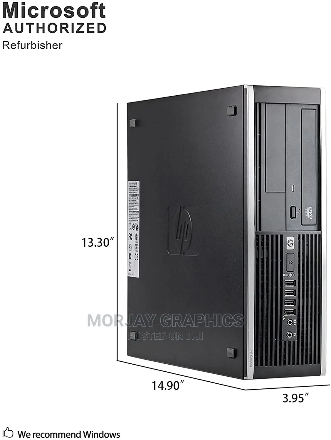 Desktop Computer HP EliteDesk 800 4GB Intel Core I5 HDD 500GB