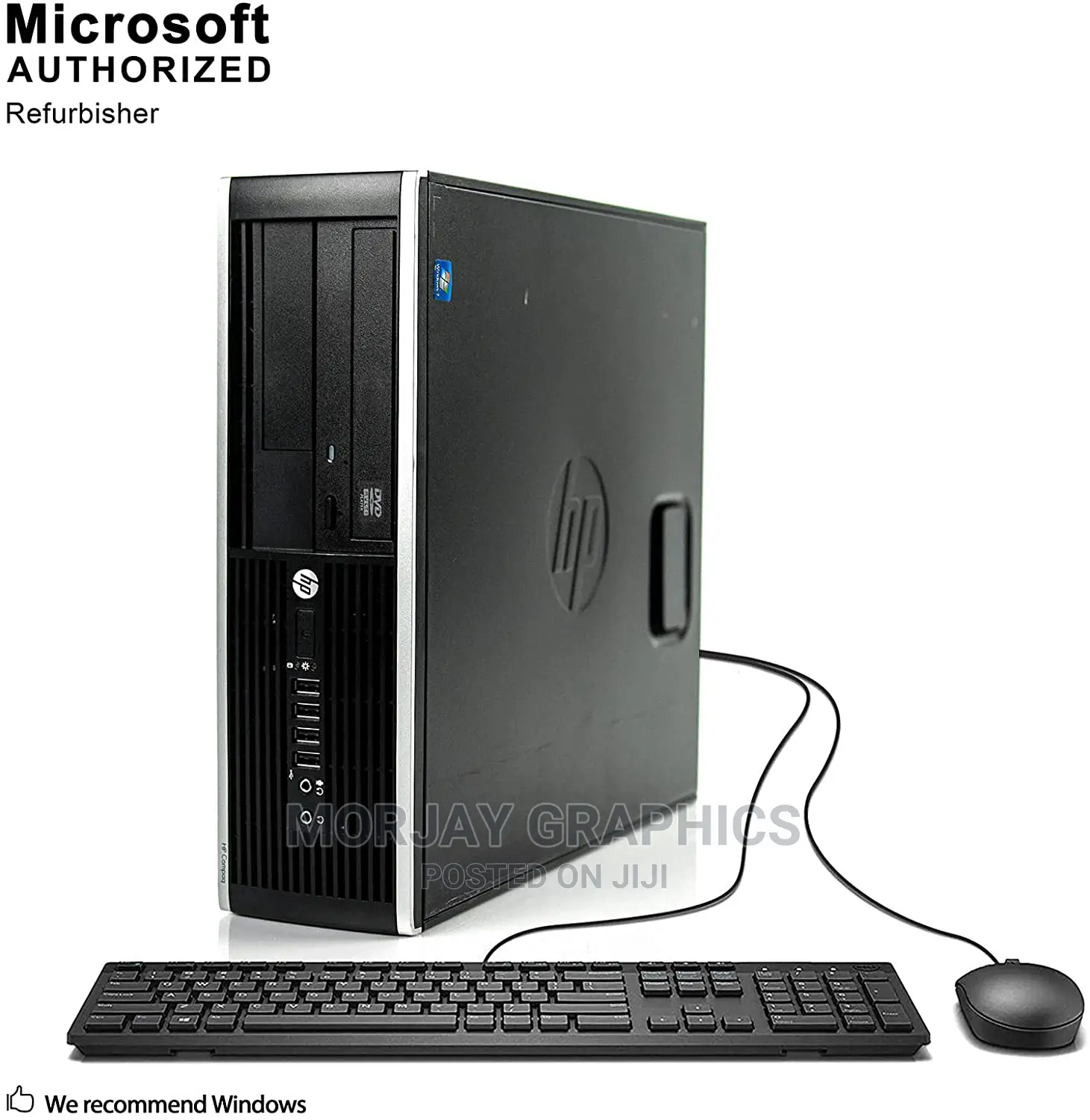 Desktop Computer HP 8GB Intel Core I5 HDD 500GB