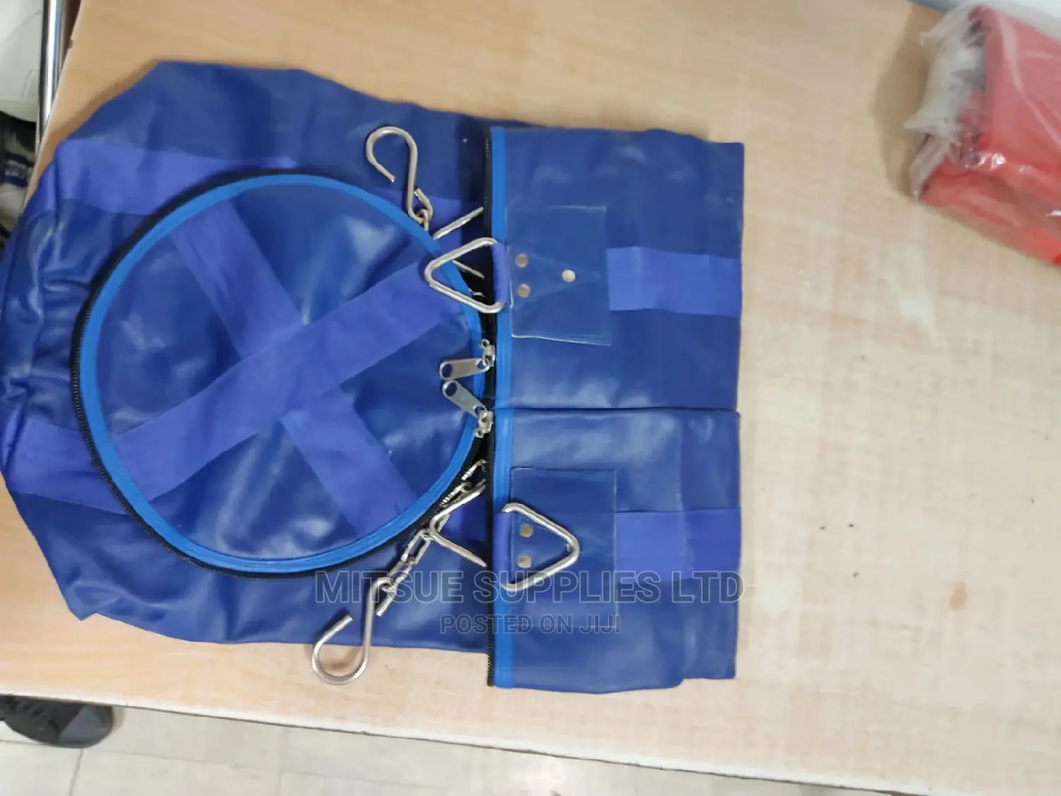 Leather Punching Bag Blue 32 Inches
