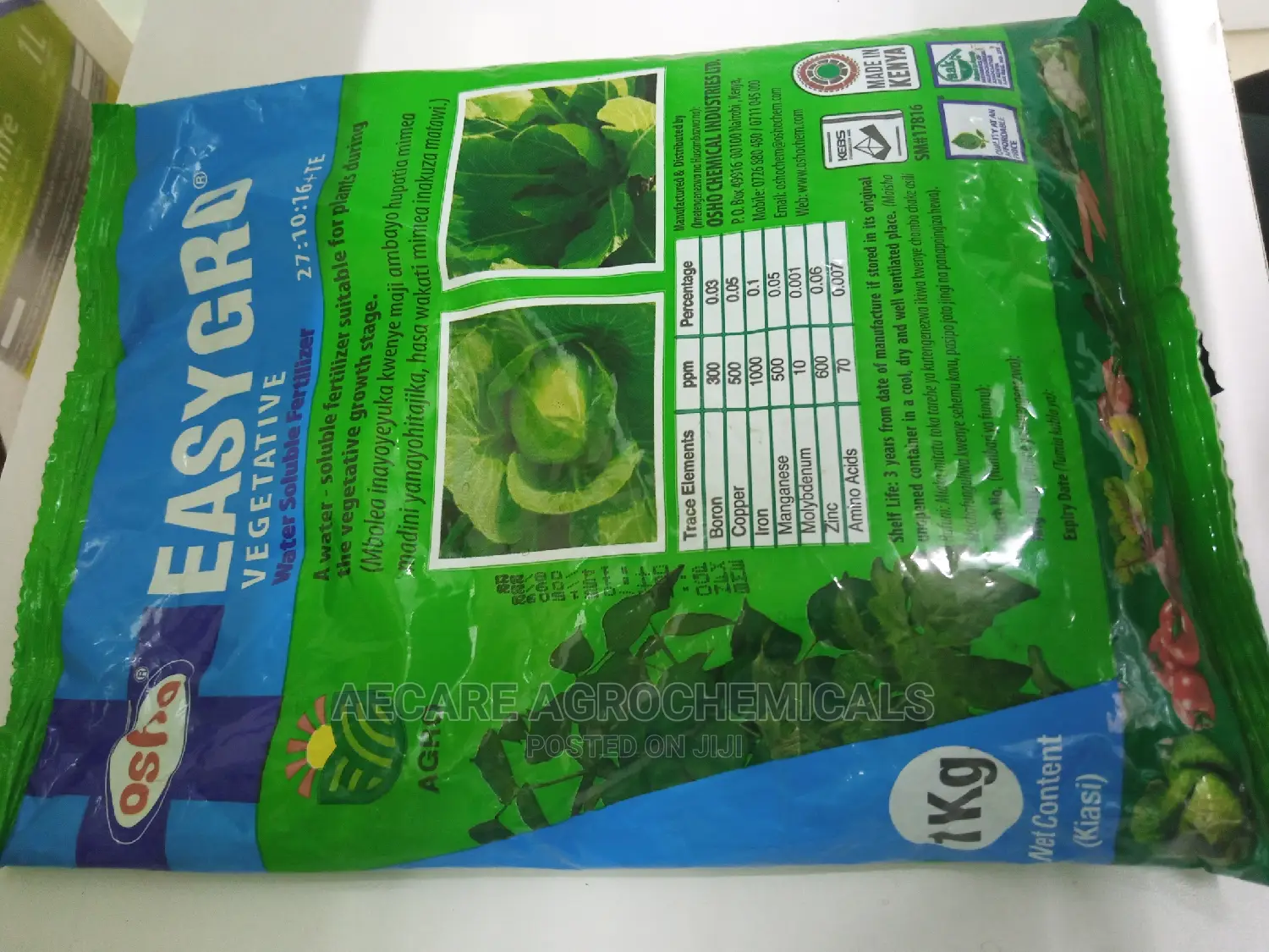 Easy Grow Vegetative 1kg N:P:K 27:10:16 + Te