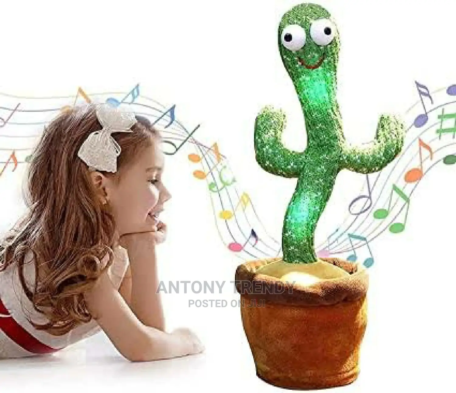 Dancing and Singing Cactus for Children It Mimics and Sings