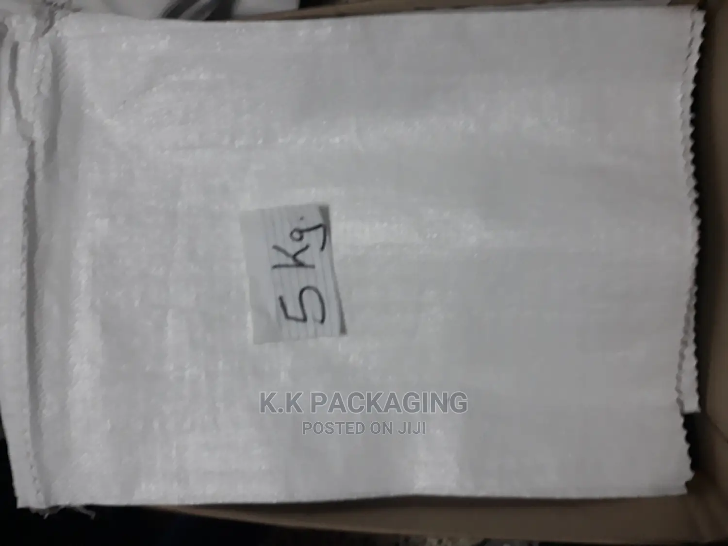 5kg White Nylon Sacks