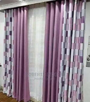 Elegant Purple Curtain