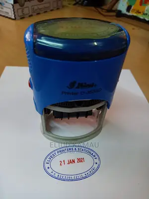 Oval Rubber Stamp