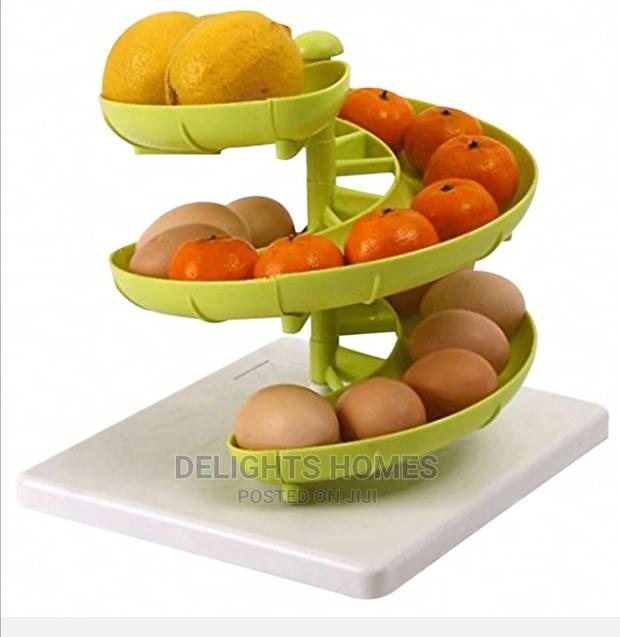 Sliding Spiral Egg / Fruits Organizer - main view