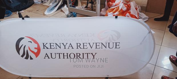 Pop-Up Banners, Double Sided Oval Banners - thumbnail 4