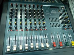 Powered Mixer 8channel - main view