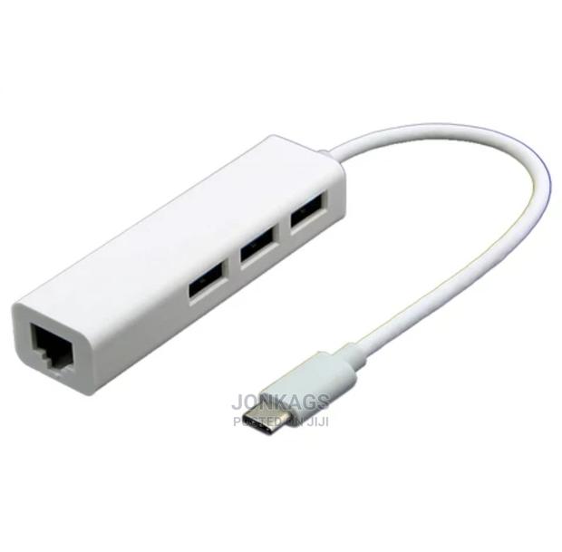 Type - C To LAN And 3 USB Ports Adapter - thumbnail 5