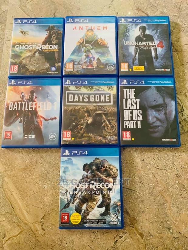 Battlefield 1, Days Gone, Unchartered,Ghost Recon Used - main view