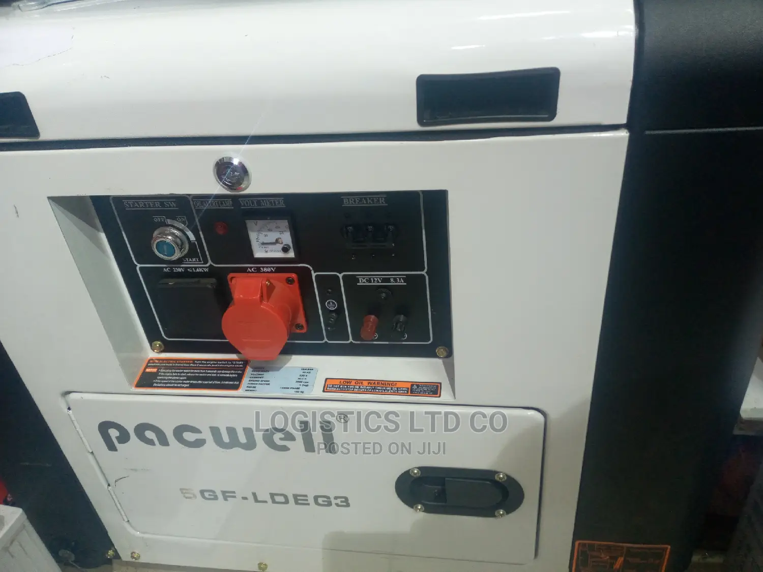 Pacwell Diesel Silent Generator 3phase +Free ATS
