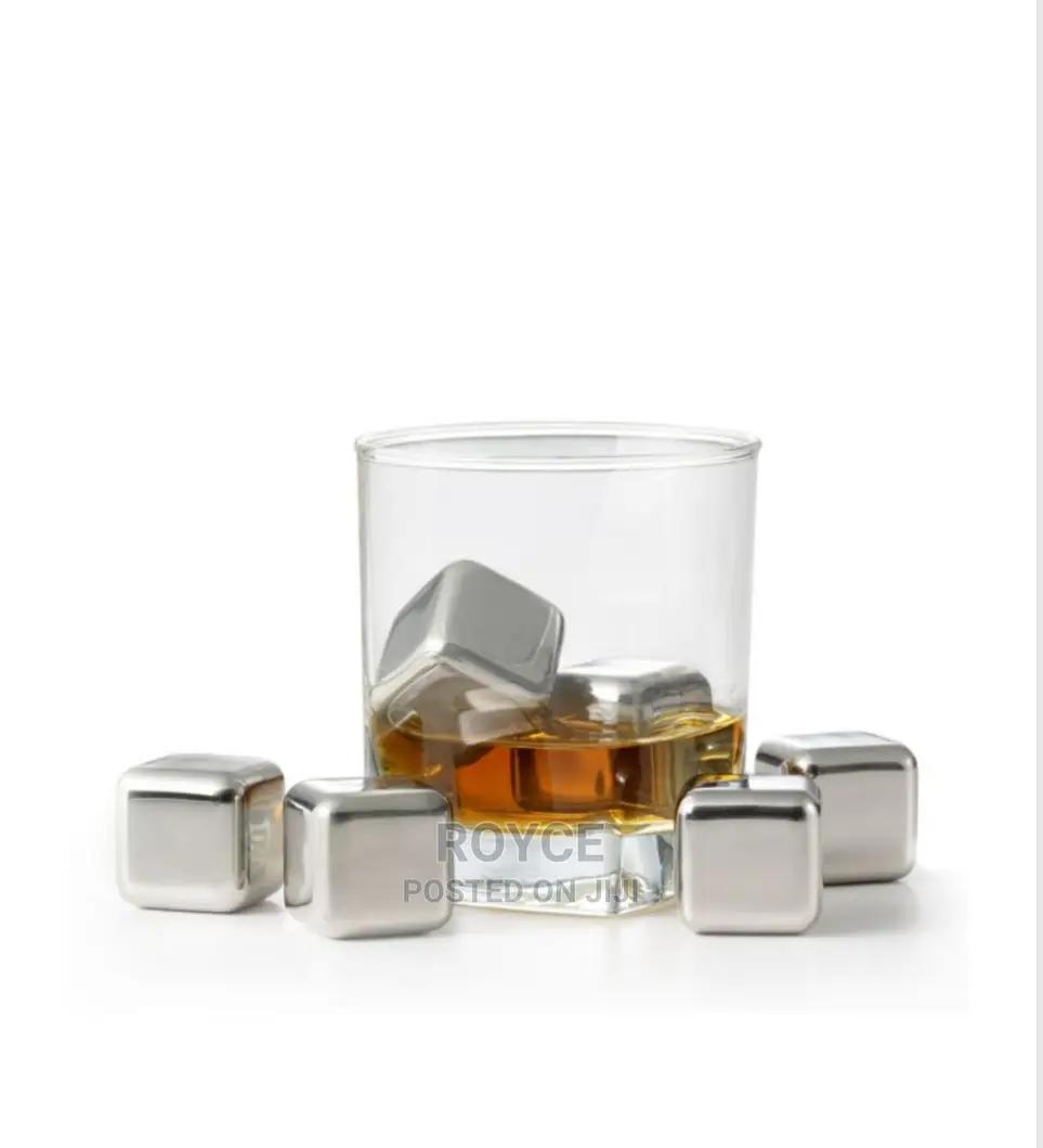 Bhalaria Stainless Steel Ice Cubes_6pcs