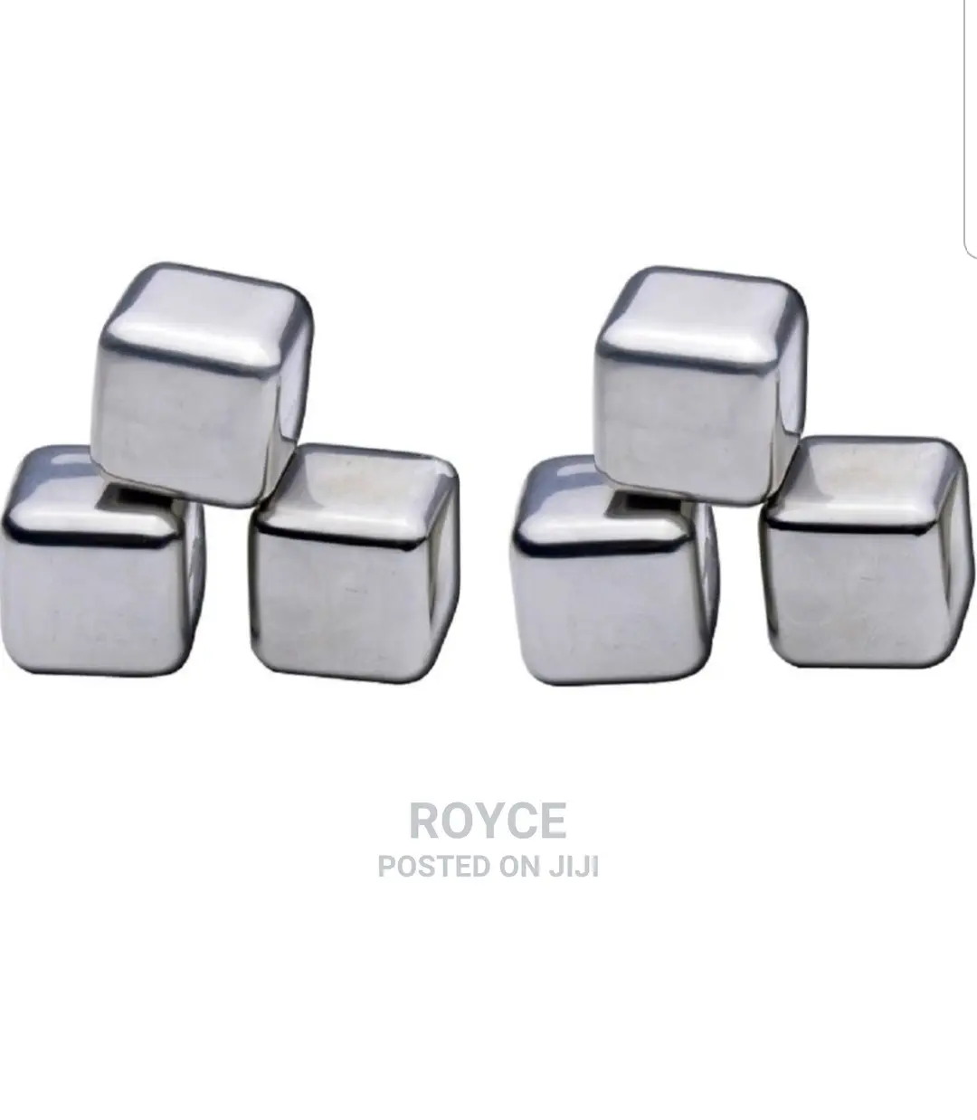 Bhalaria Stainless Steel Ice Cubes_6pcs