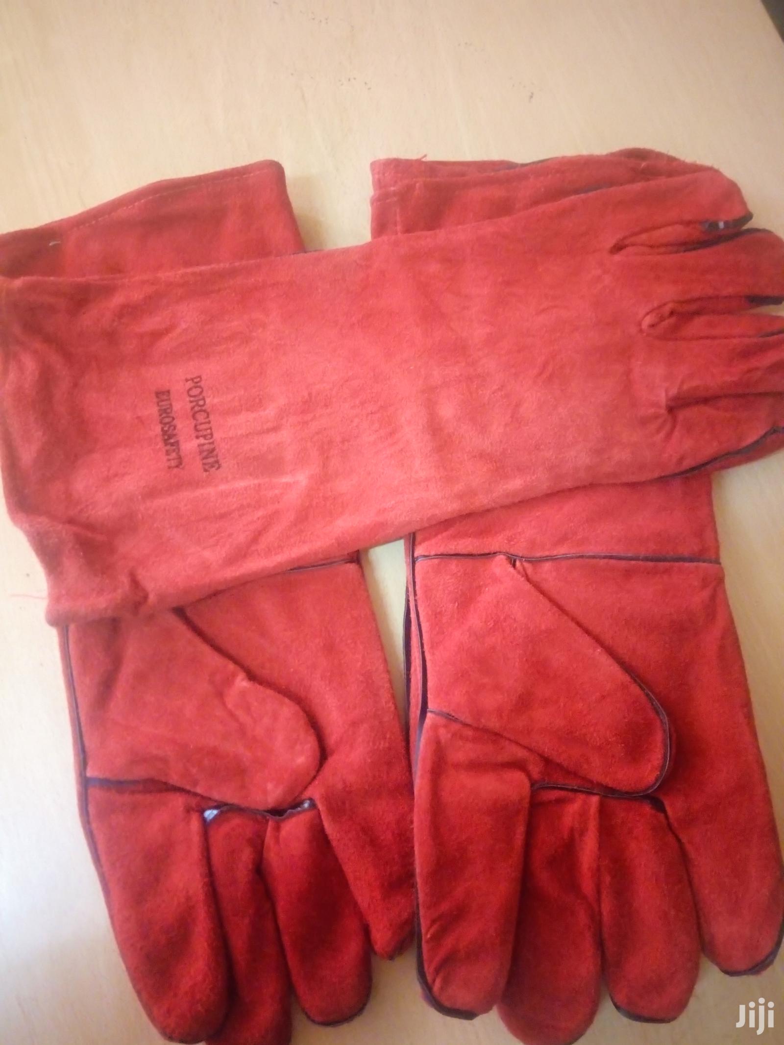 Welding Gloves/Safety Leather Welding Gloves With Lining