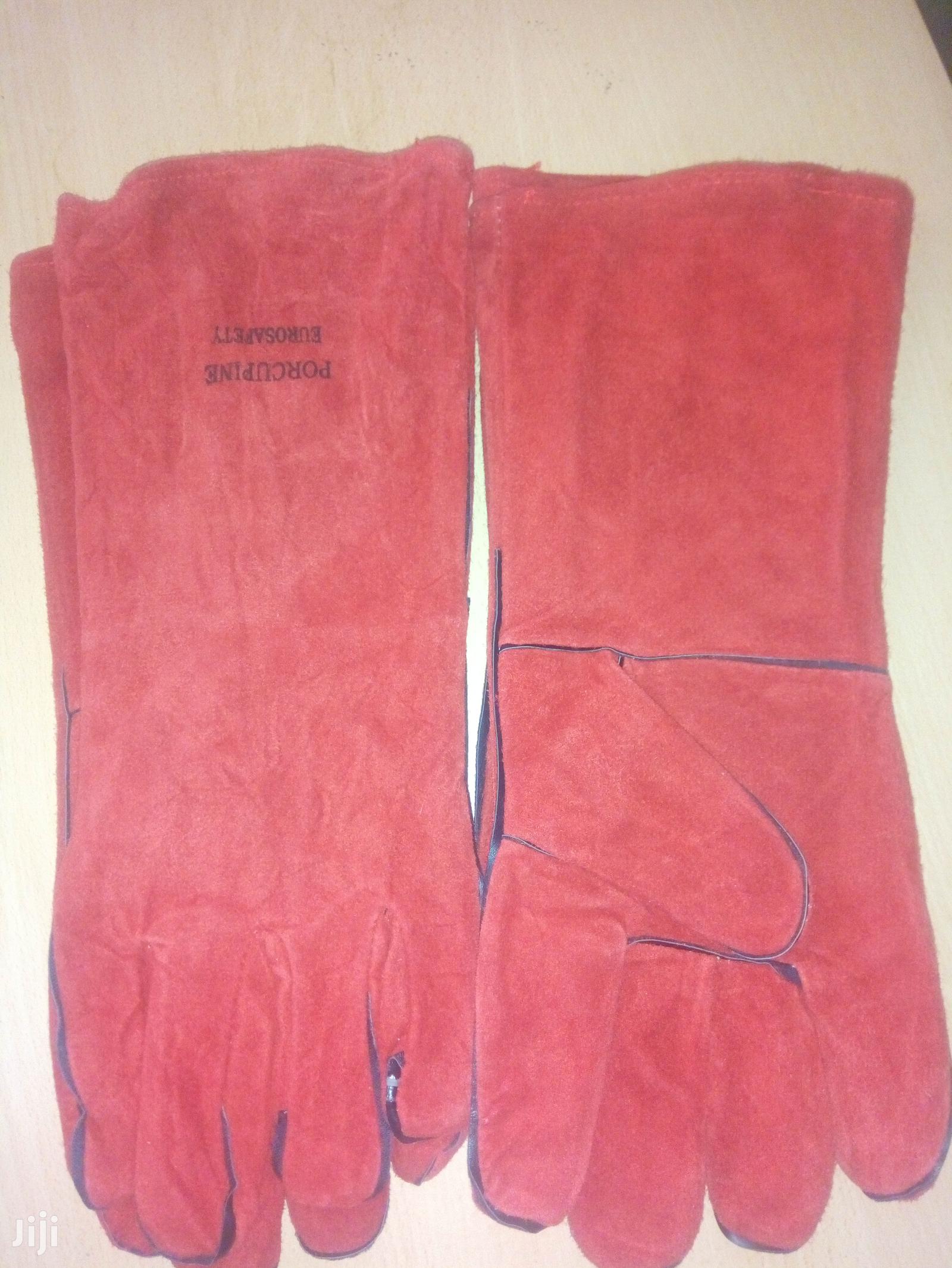 Welding Gloves/Safety Leather Welding Gloves With Lining
