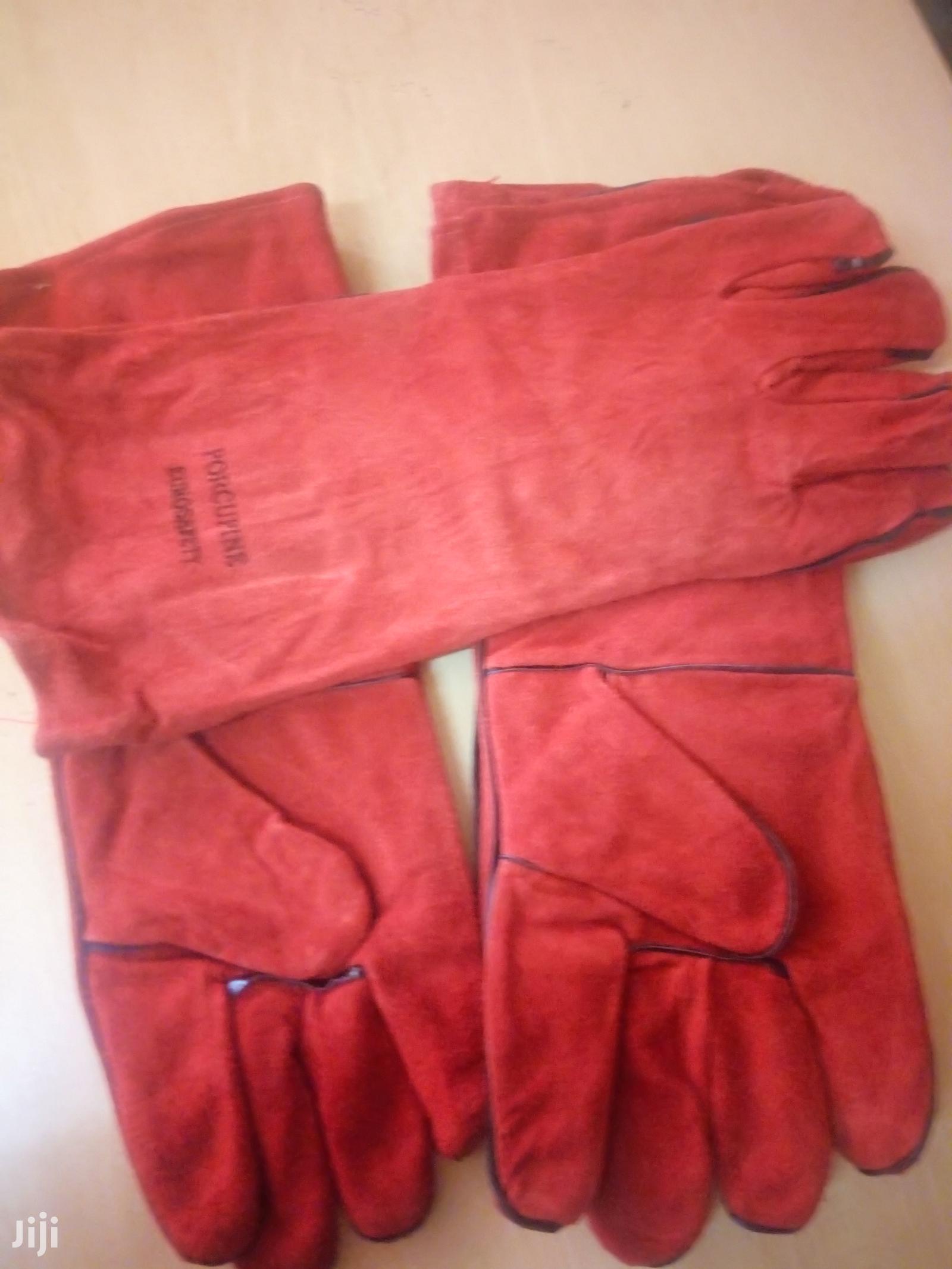 Welding Gloves/Safety Leather Welding Gloves With Lining