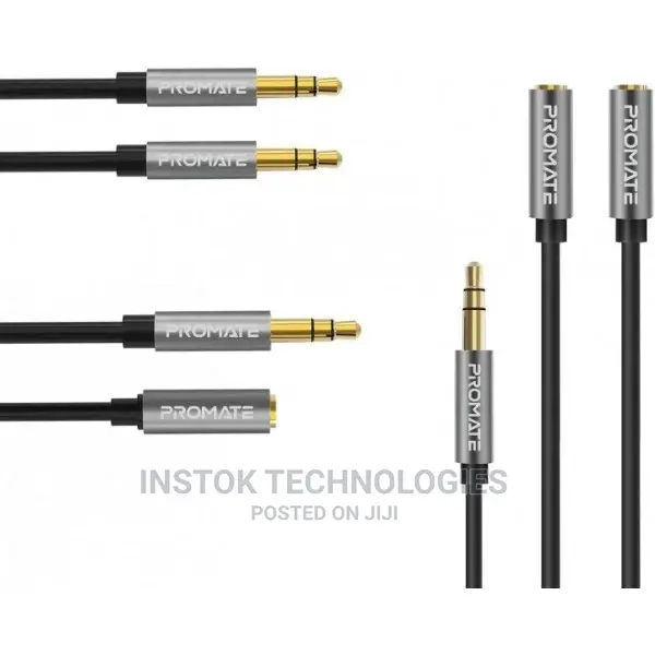 Promate Auxkit Premium 3-in-1 Auxiliary Cable Kit
