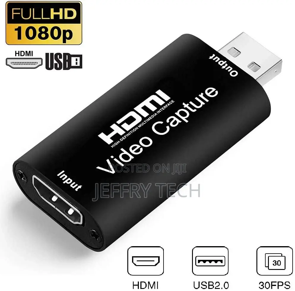 HDMI to USB 2.0 Capturadora De Video Card 1080p USB Game Vid
