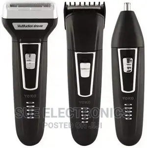 KM-6558 3in1 Portable EU Plug Electric Shaver