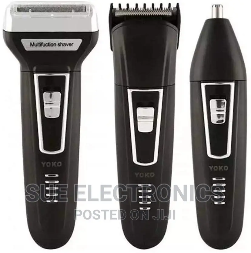 KM-6558 3in1 Portable EU Plug Electric Shaver