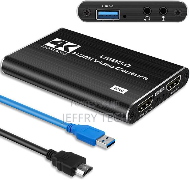 New 4K Audio Video Capture Card Full HD 1080P USB 3.0 HDMI V