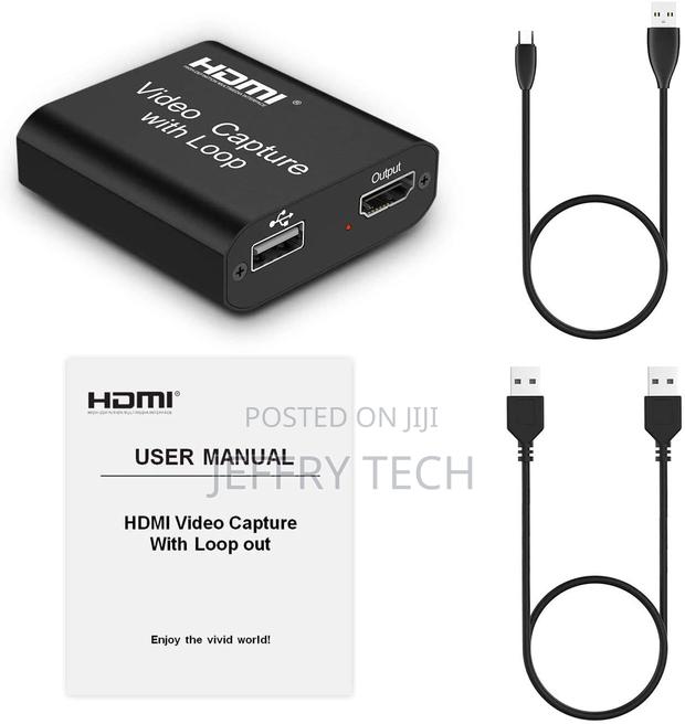 Video Capture Card 4K HDMI Video Capture Device With Loop Ou