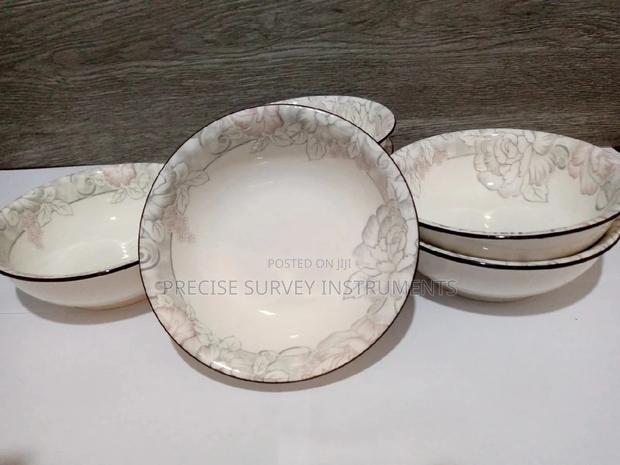 6 Soup Bowls Floral