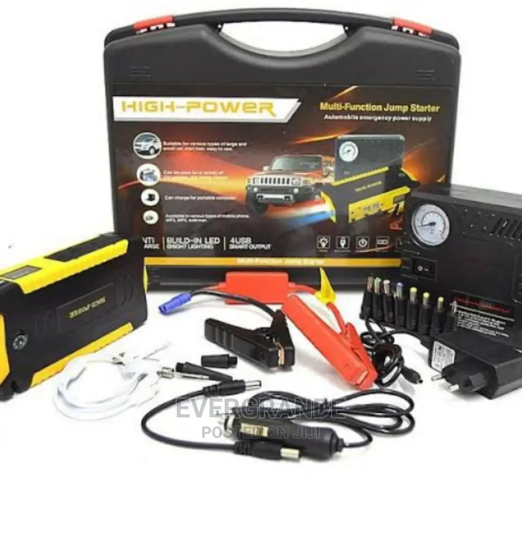 Portable Car Jumper With Air Compressor