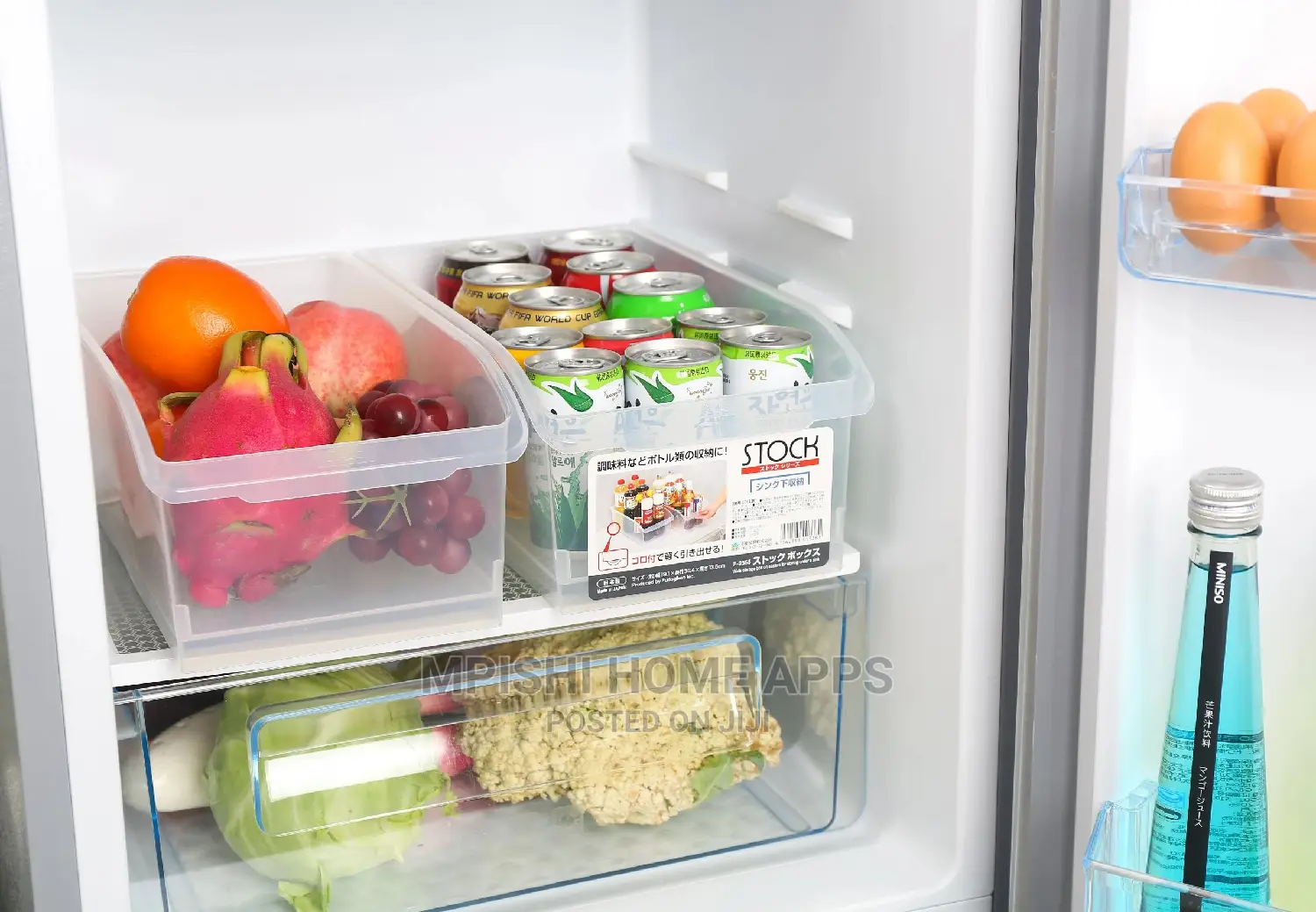 4pcs Fridge Storage Box