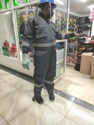Grey Cargo Overalls