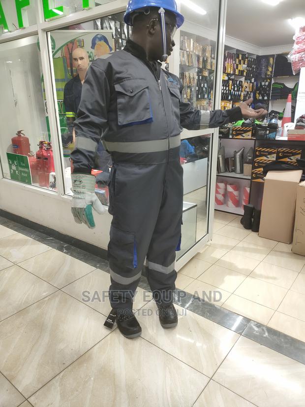 Grey Cargo Overalls - thumbnail 2