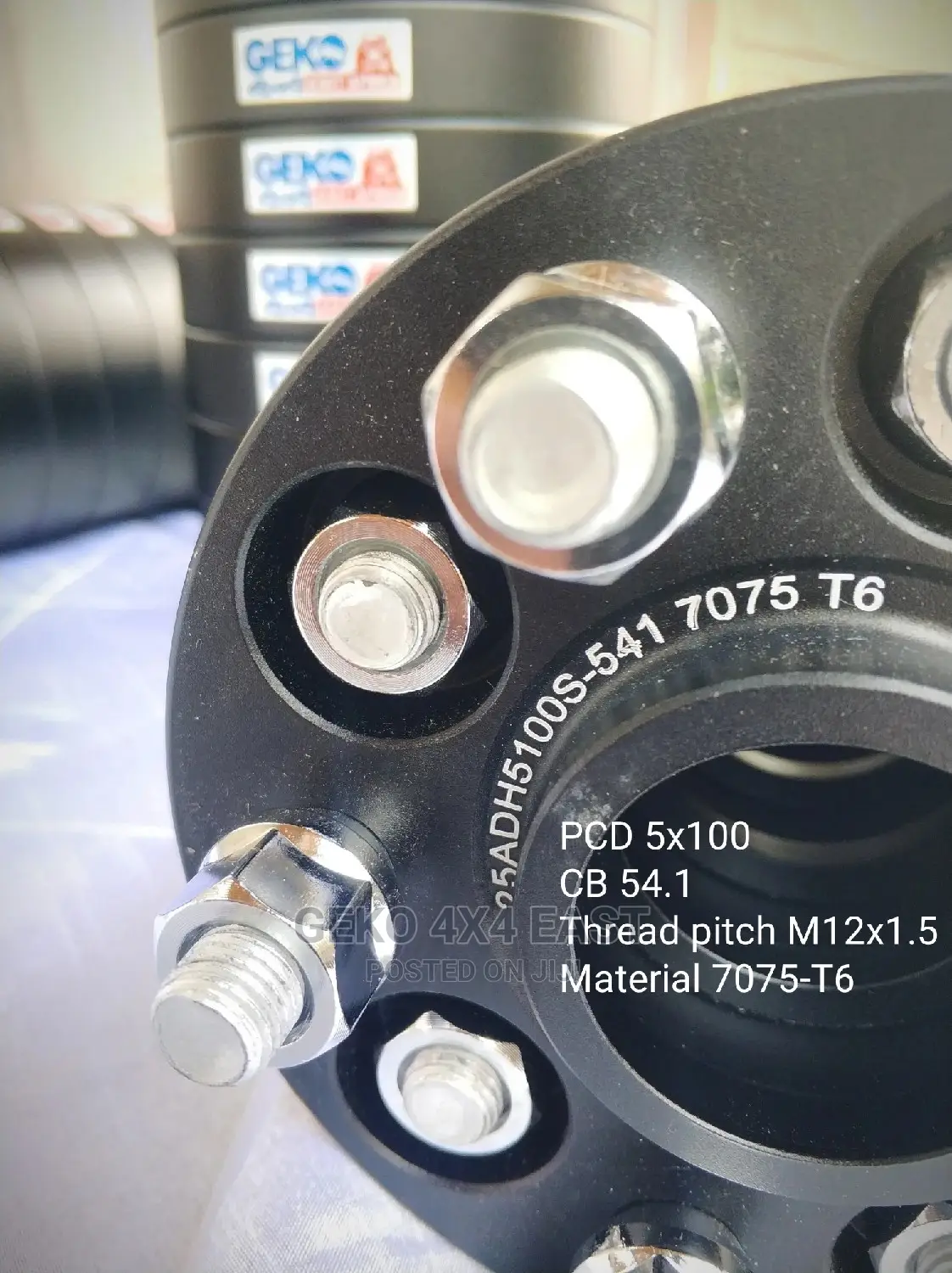Toyota Hubcentric Wheel Spacers 5x100/54.1/M12x1.5/25mm *2pc