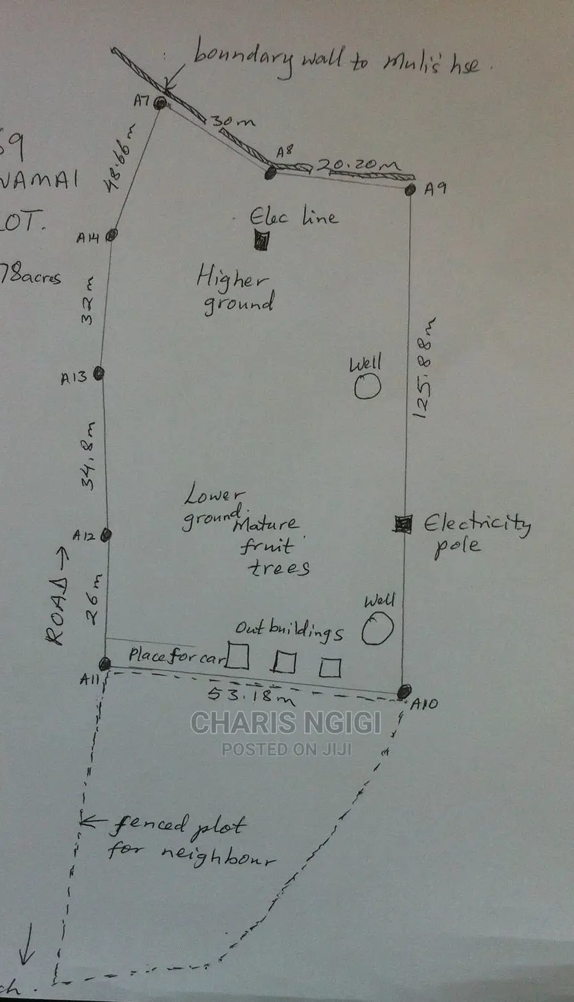 Beach Plot 1.78 Acres Kanamai