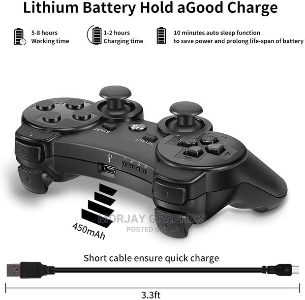 PS3 Wireless Controller, Playstation 3 Controller - thumbnail 2
