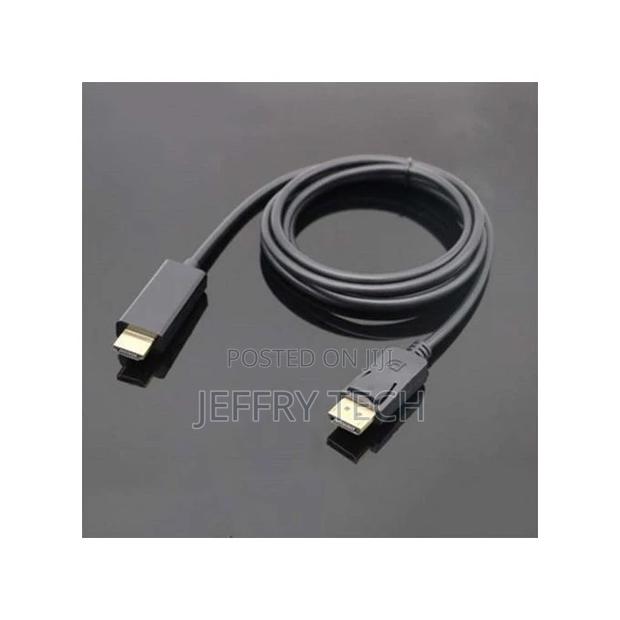 Generic Display Port(Male) to Hdmi(Male Cable 1.8M