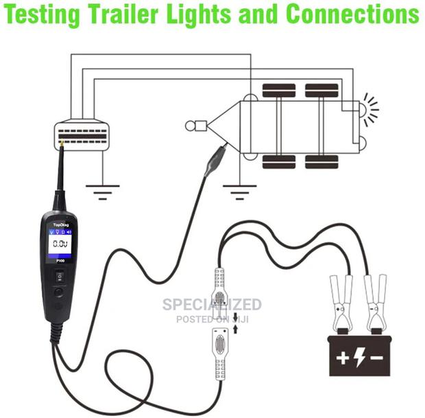 JDIAG P100 Car Electric System Diagnosis Tool Tester - thumbnail 2
