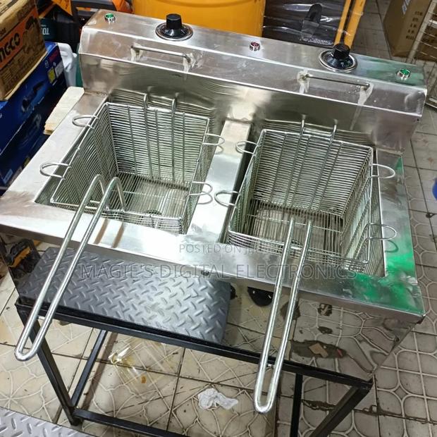 Top Quality Double Juakali Deep Fryer - main view