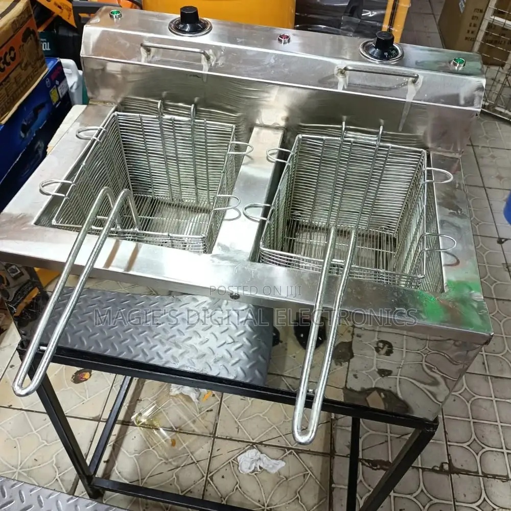 Suited Double Juakali Deep Fryer