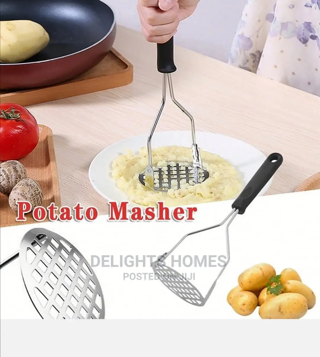 Heavy Duty Stainless Steel Masher
