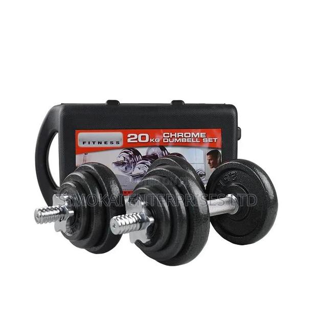 20kg Dumbbells' Set With Connector