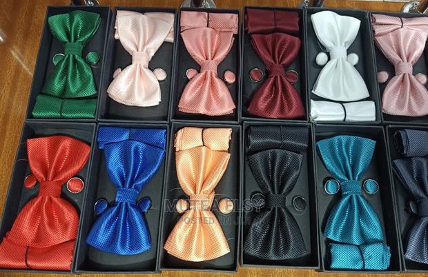 White Dirty Pink Bowtie Sets - thumbnail 5