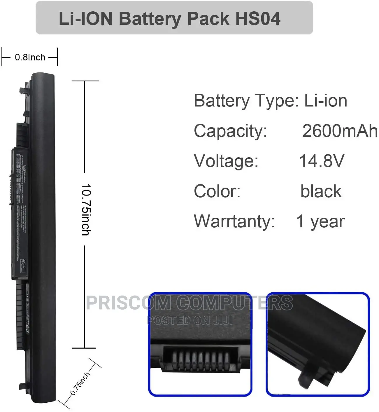 HS04 HS03 Battery for HP 246 250 255 G4 256